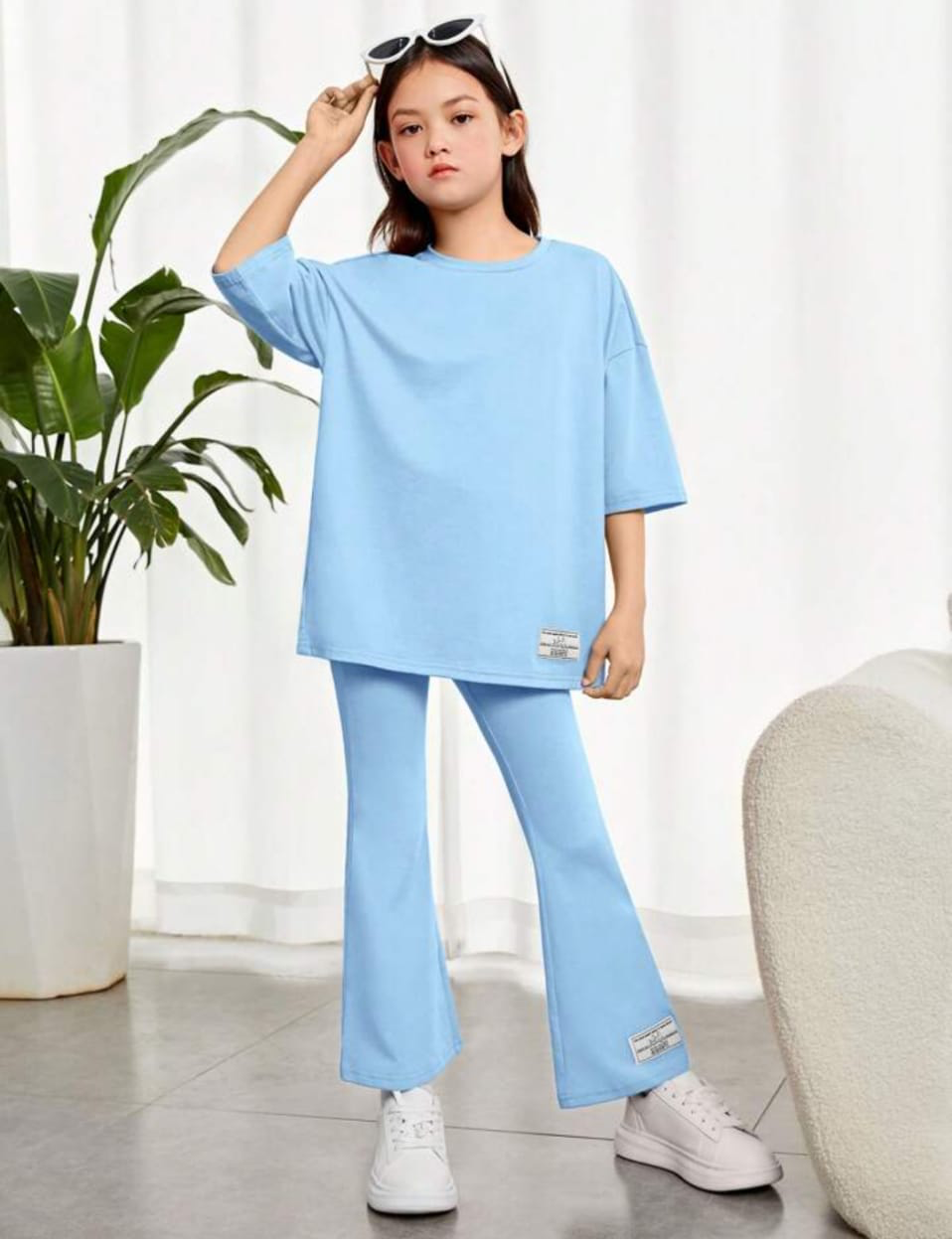 Plush-Nifty Basics - Blue with Flapper Trousers