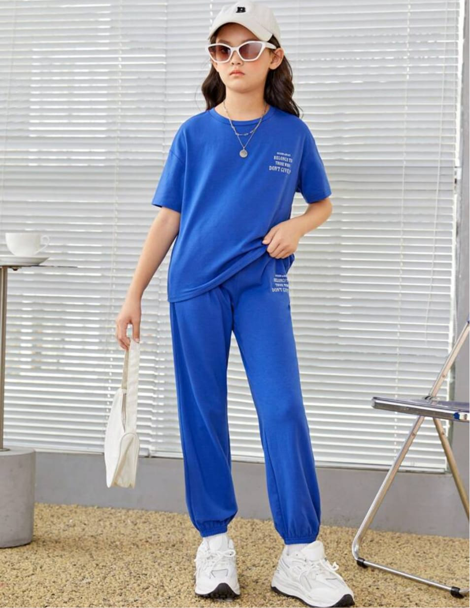 Plush-Nifty Basics - Dark Blue with Flapper Trousers