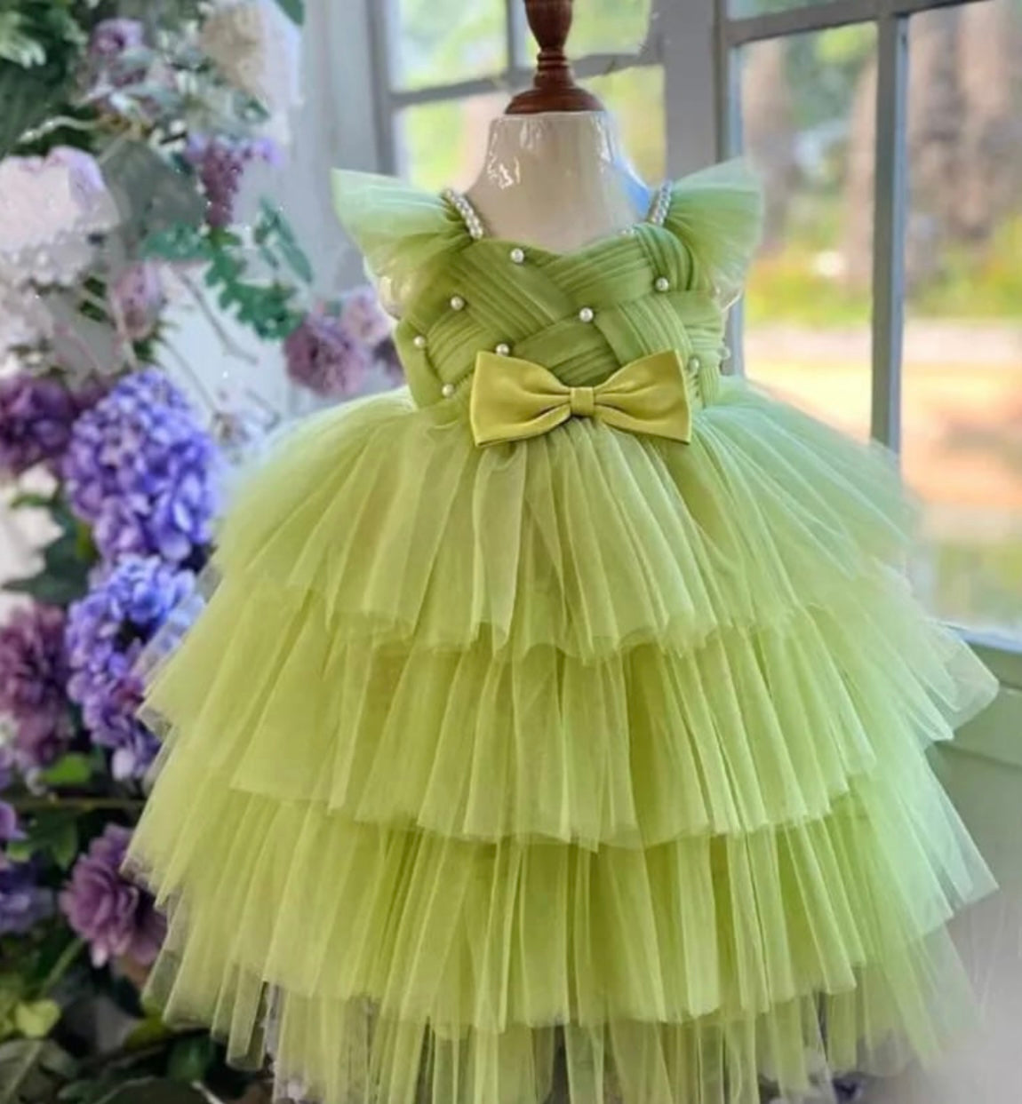 Toddler Girl Cute Princess Fancy Mesh Spliced Dress