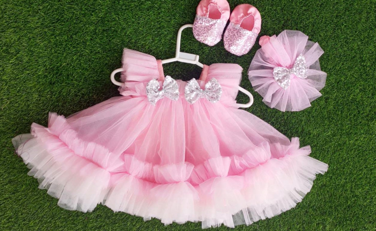 Toddler Girl Cute Princess Fancy Mesh Spliced Dress