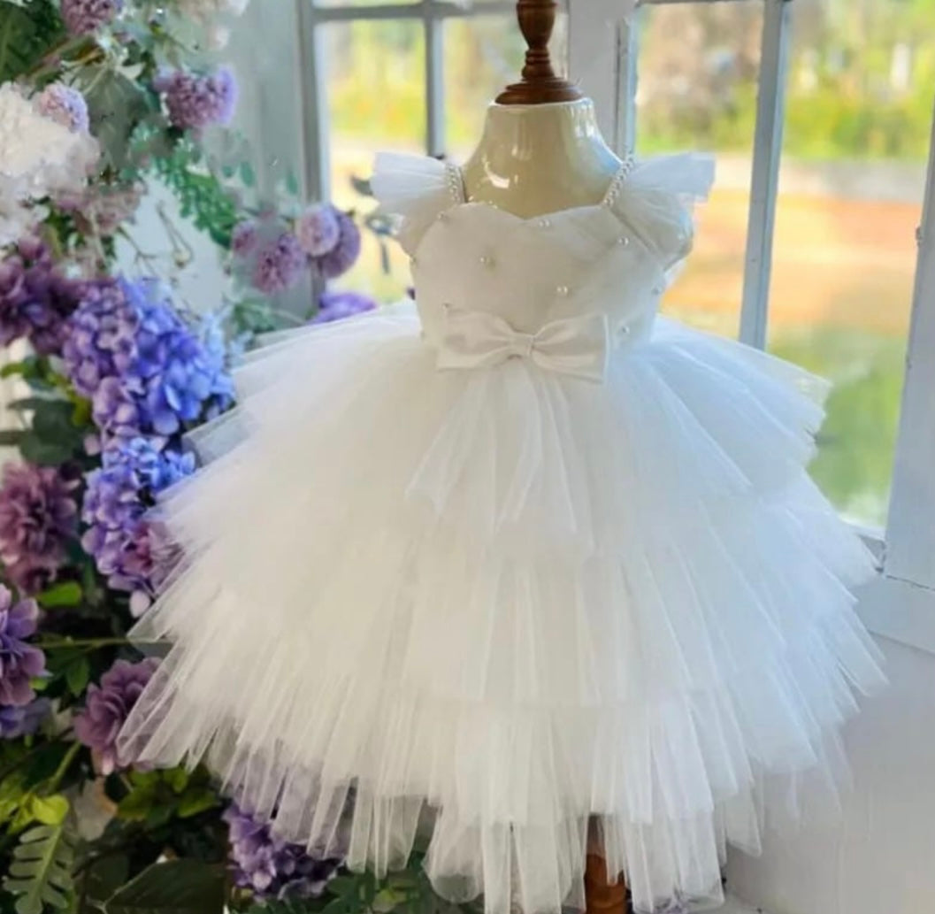 Toddler Girl Cute Princess Fancy Mesh Spliced Dress