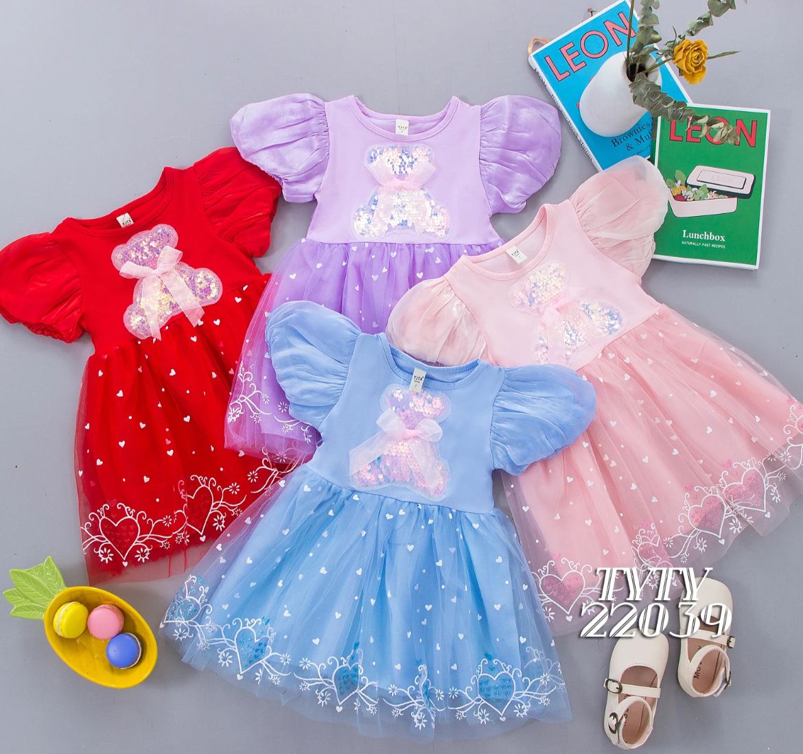 Toddler Girl Cute Princess Fancy Mesh Spliced Dress