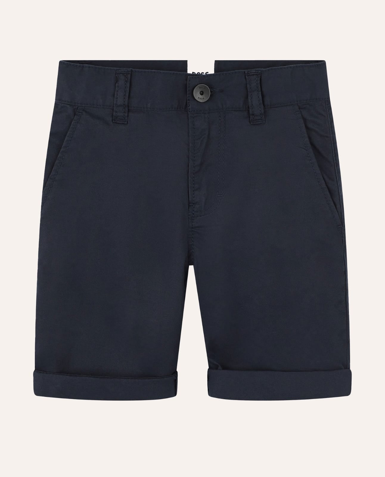 Cotton Shorts-Blue