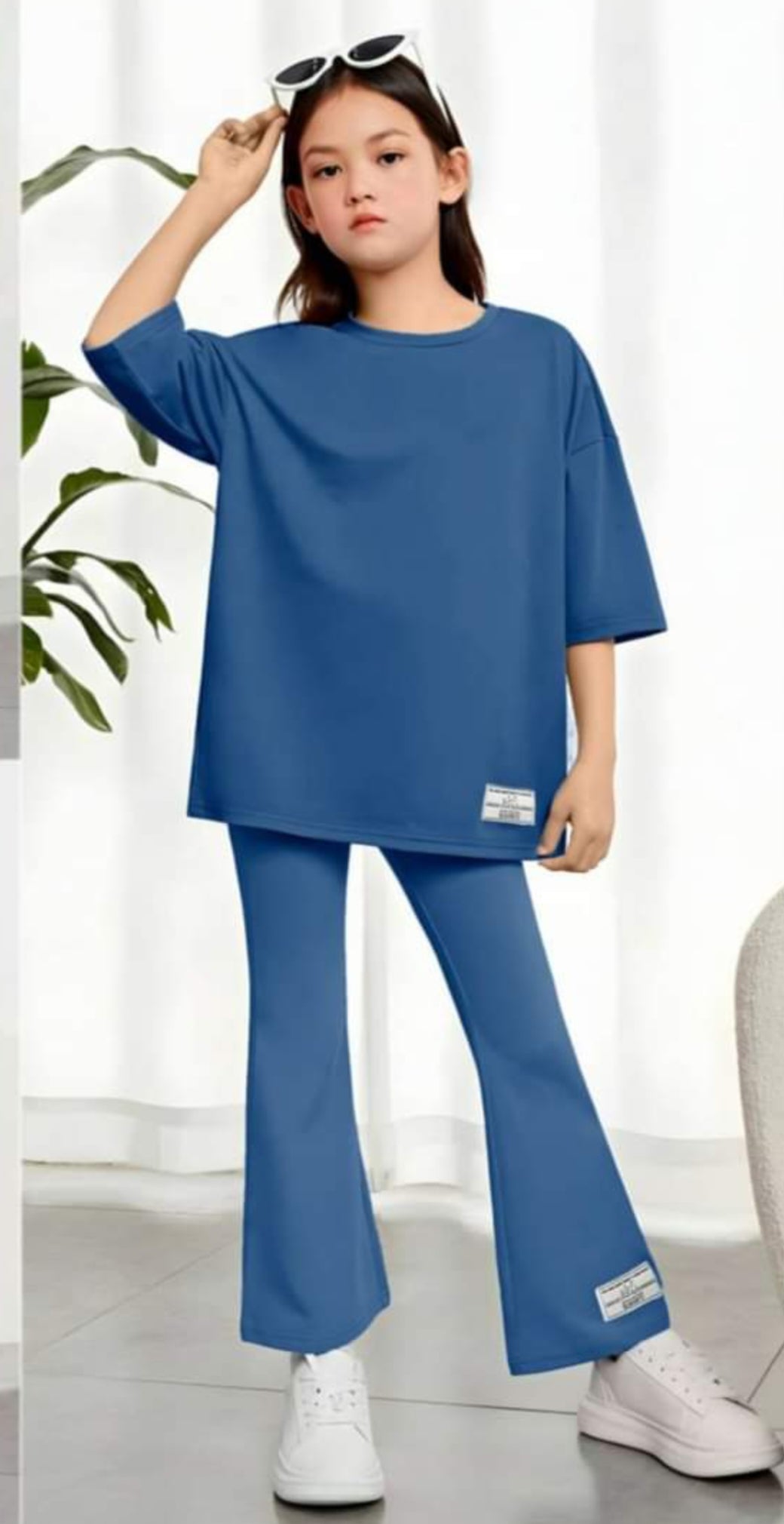 Plush-Nifty Basics - Blue with Flapper Trousers