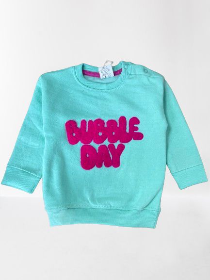 Full Sleeves Sweat Shirt - Bubble Day Ice Green