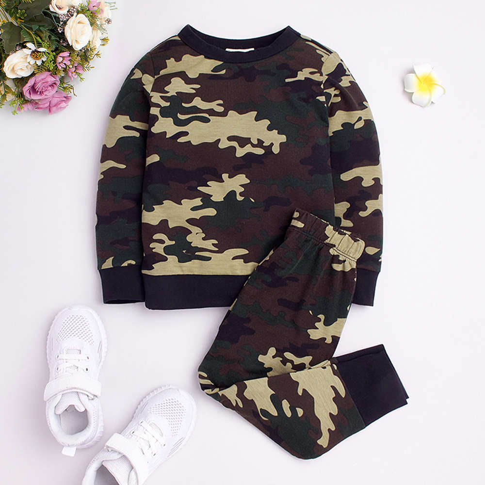 Plush -  Fleece Shirt & Trouser - Camouflage Green