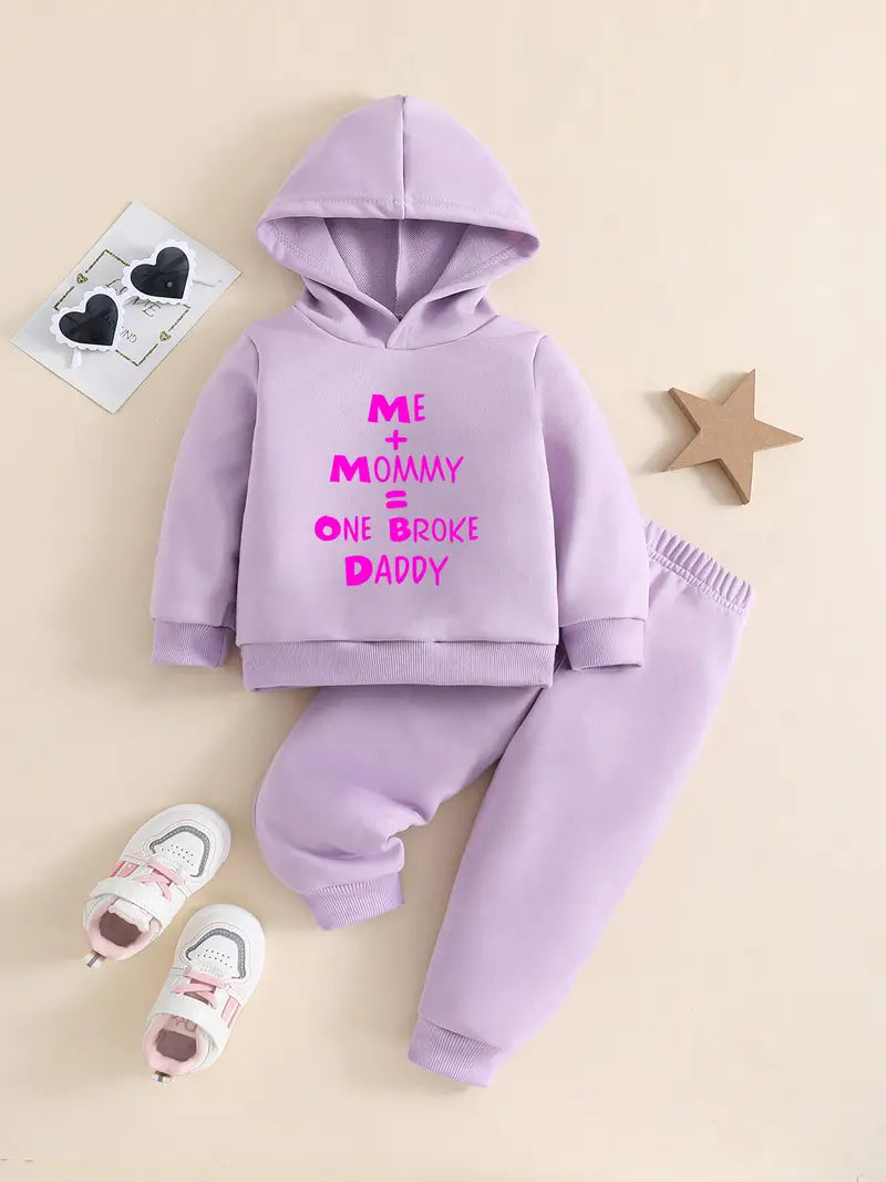 PLUSH - Hoodied Fleece Shirt & Trouser - Broke Daddy Purple