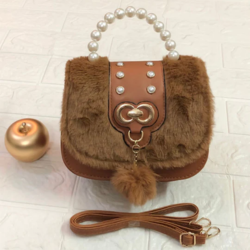 Kids fur bag