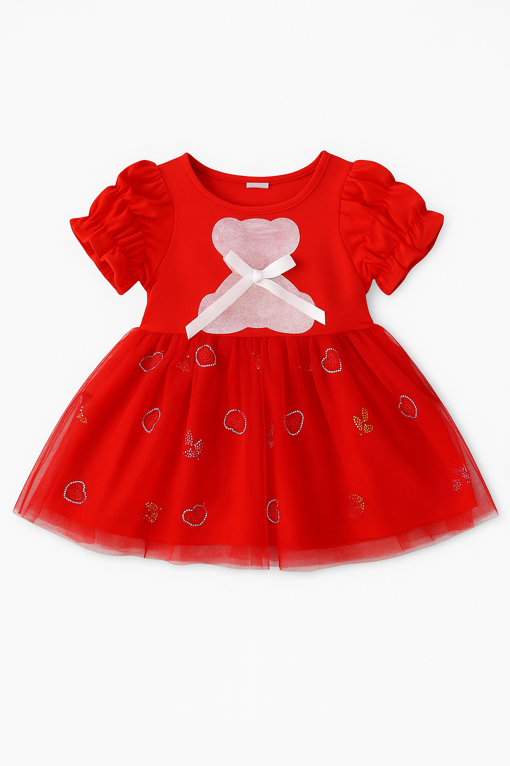 Toddler Girl Cute Princess Fancy Mesh Spliced Dress