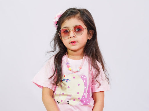 Plush-Nifty Basics - Elephant in Pink with Cuffed Trousers