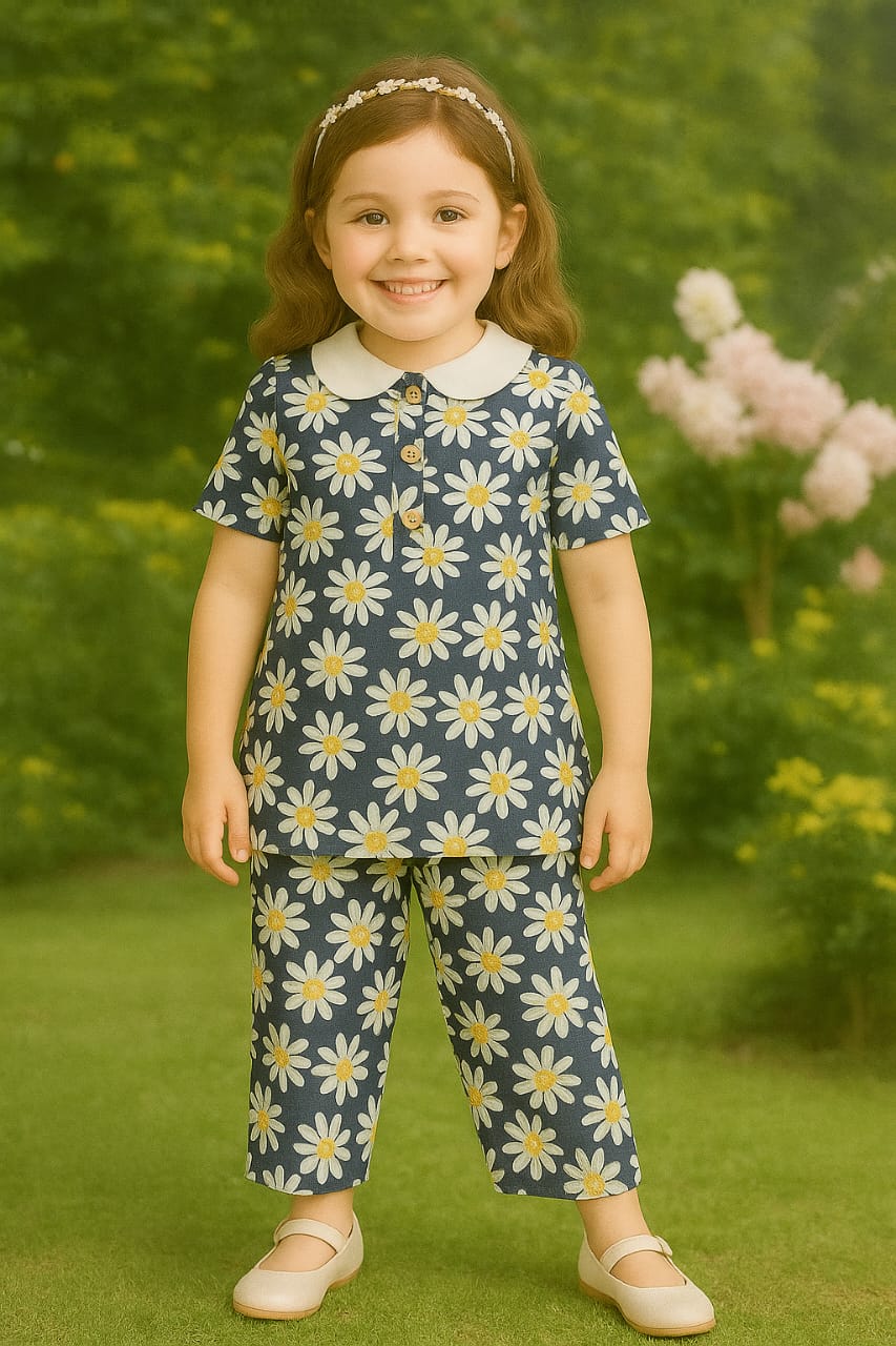 GIRLS SHIRT TROUSER SET