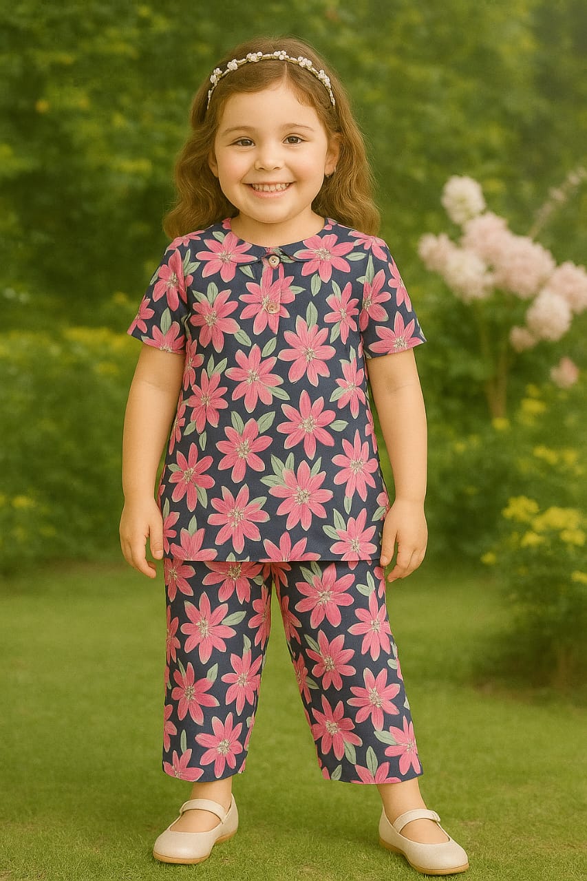 GIRLS SHIRT TROUSER SET