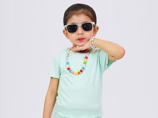 Plush-Premium Girls Casual Wear P/J Set Green