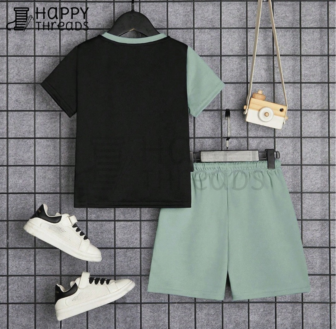 Shirt and Short Set - Green