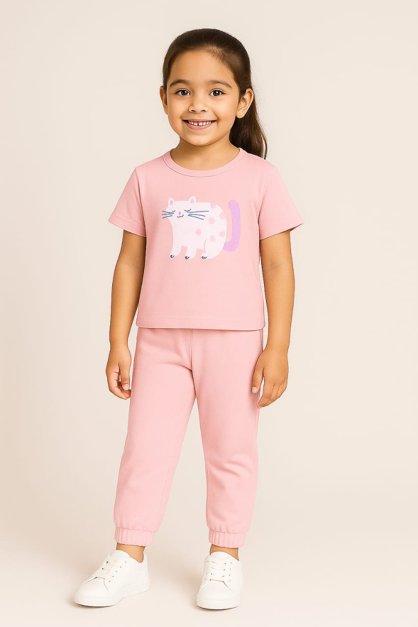 Plush-Nifty Basics - Elephant in Pink with Cuffed Trousers