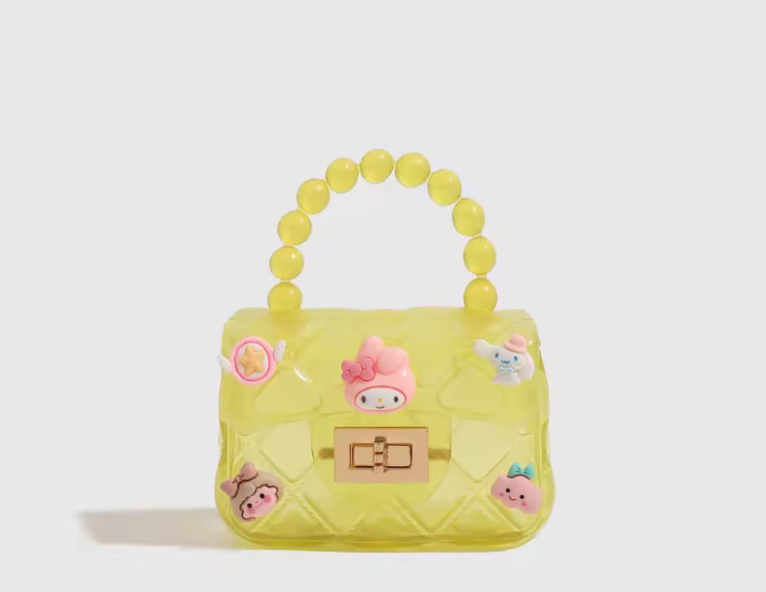 Mini kids transparent jelly bag