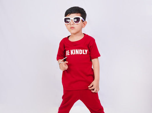 Plush-Premium Casual Wear P/J Set Red