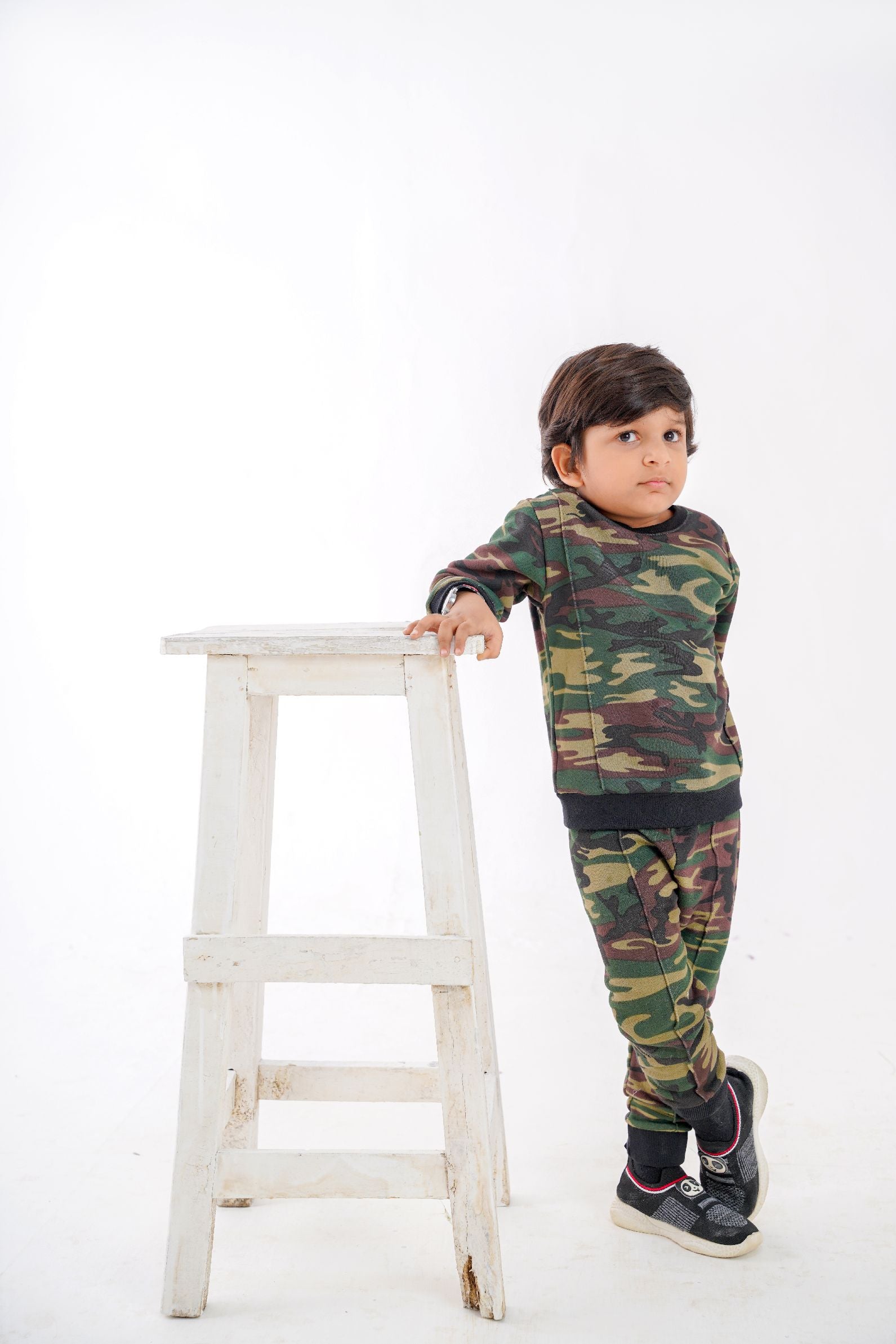 Plush -  Fleece Shirt & Trouser - Camouflage Green