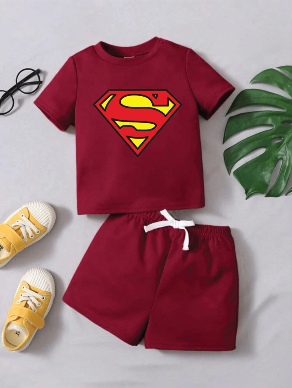 Plush-Summer Set-Superman Red