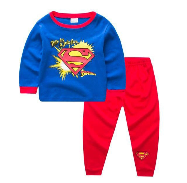 Plush Night Suit - PJ Set Super Man Inspired