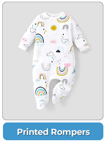 Printed Rompers - Boys