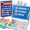Magnetic alphabet learning book with colorful ABC letters for kids