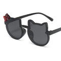 Children Cat Ears Design Sunglasses Brown
