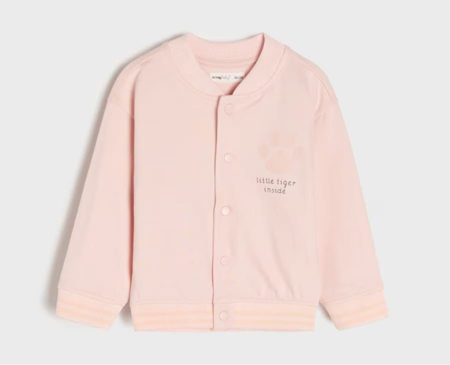 SINSAY-Jacket-Ligh Pink with front buttons