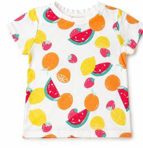 Baby Girls Watermelon & Citrus Graphic T-Shirt
