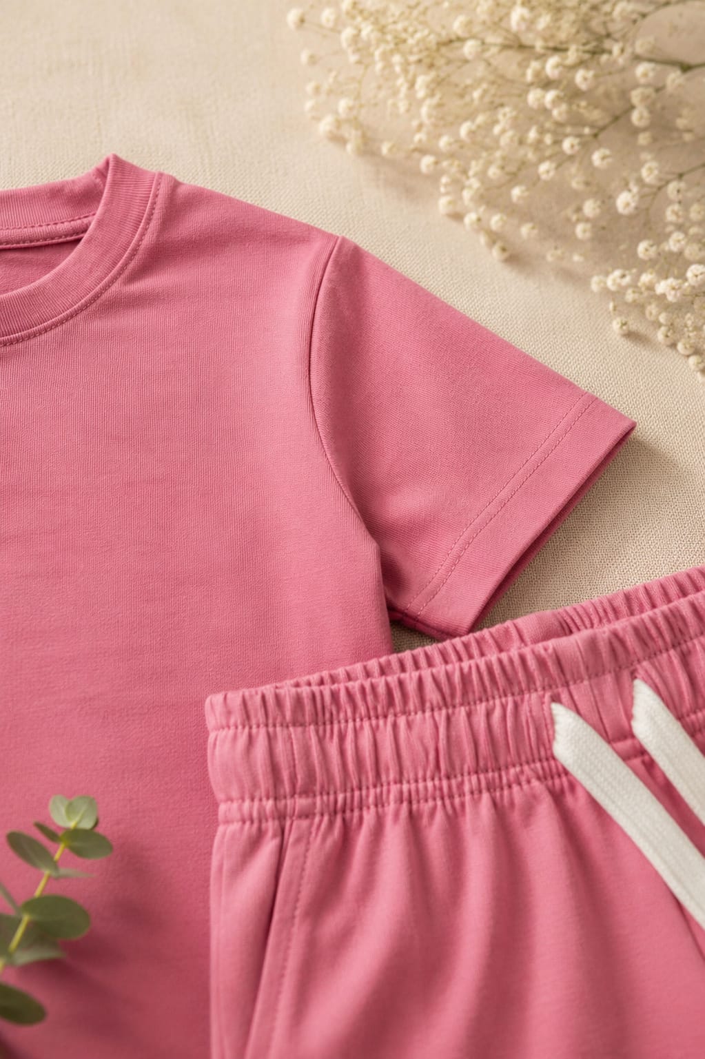 Girls Pink "Find Your Way" T-Shirt & Shorts Set