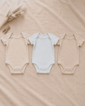 Soft Pastels 3-Pack Baby Bodysuits