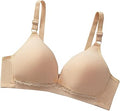 PatPat Elegant Lace Decor Nursing Bra-Nude