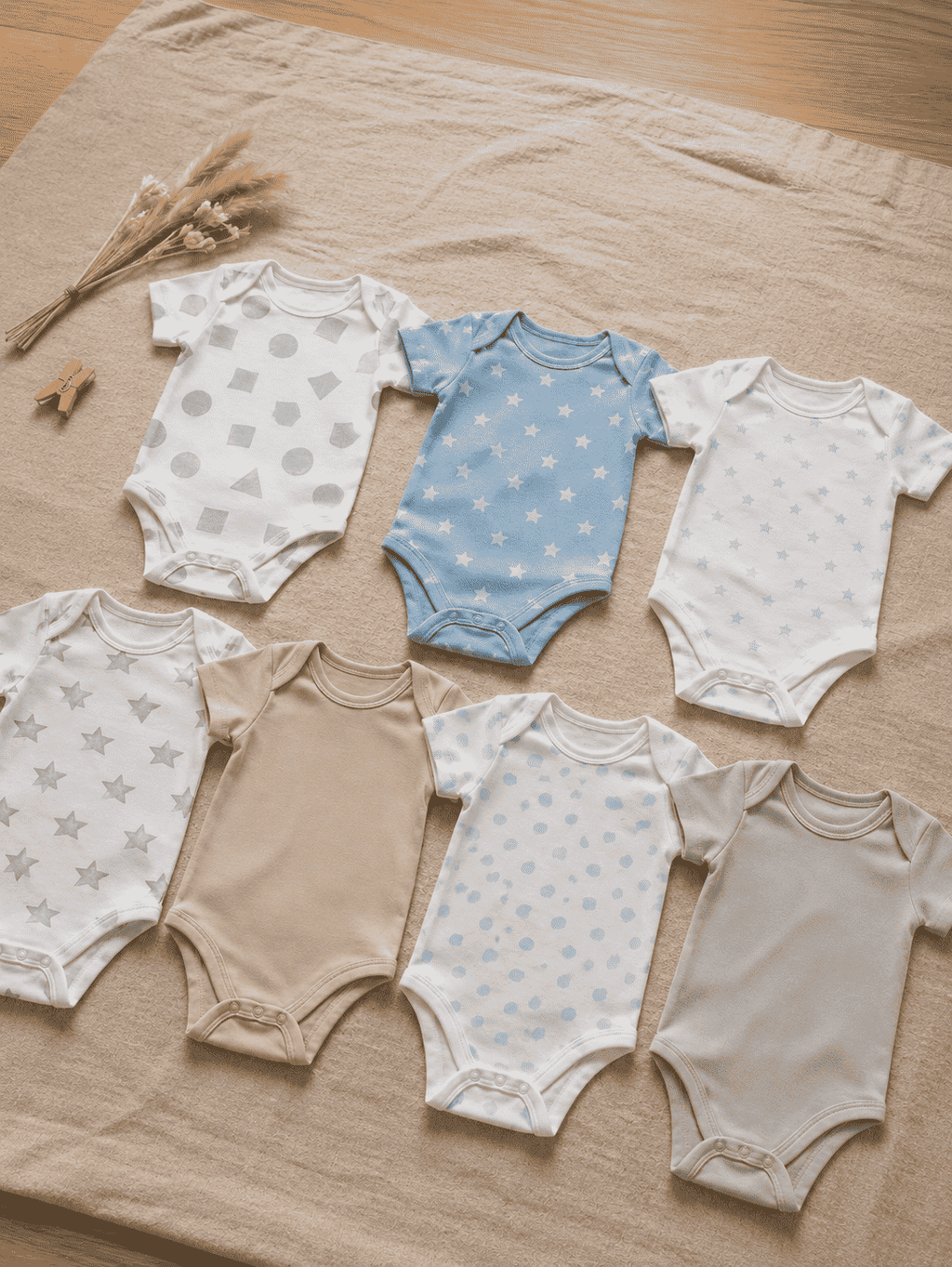 Starlight Pack of 7 Body Suits