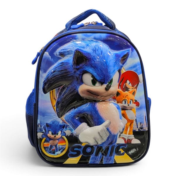 Sonic the Hedgehog 3D Backpack for Kids  SIZE 13 INCHES (0-3 CLASS)