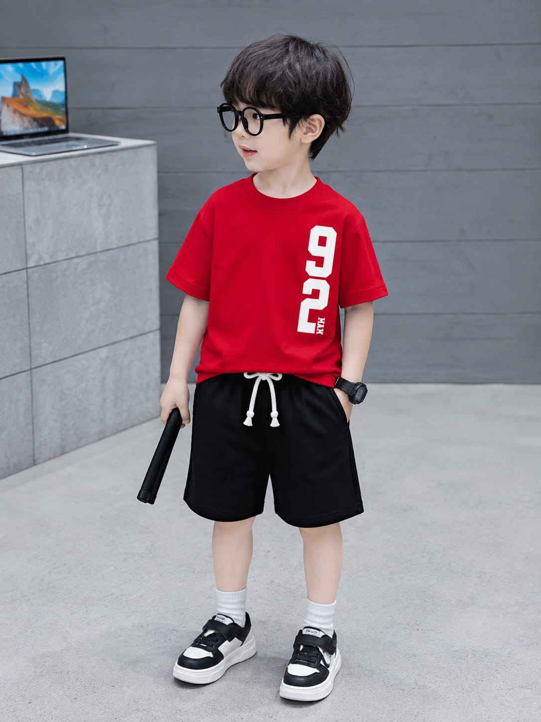 Boys Red & Black 