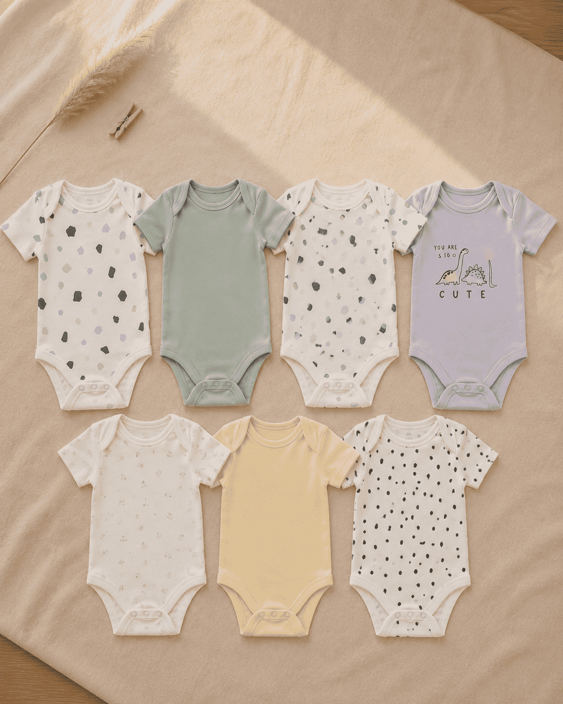 The Dino Junction /Dino land /Dino Inn pack of 7 body suits