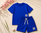 Boys Royal Blue "Find Your Way" T-Shirt & Shorts Set