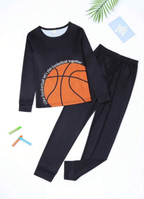 Plush-Premium Basics Casual Wear P/J Set Dark Blue