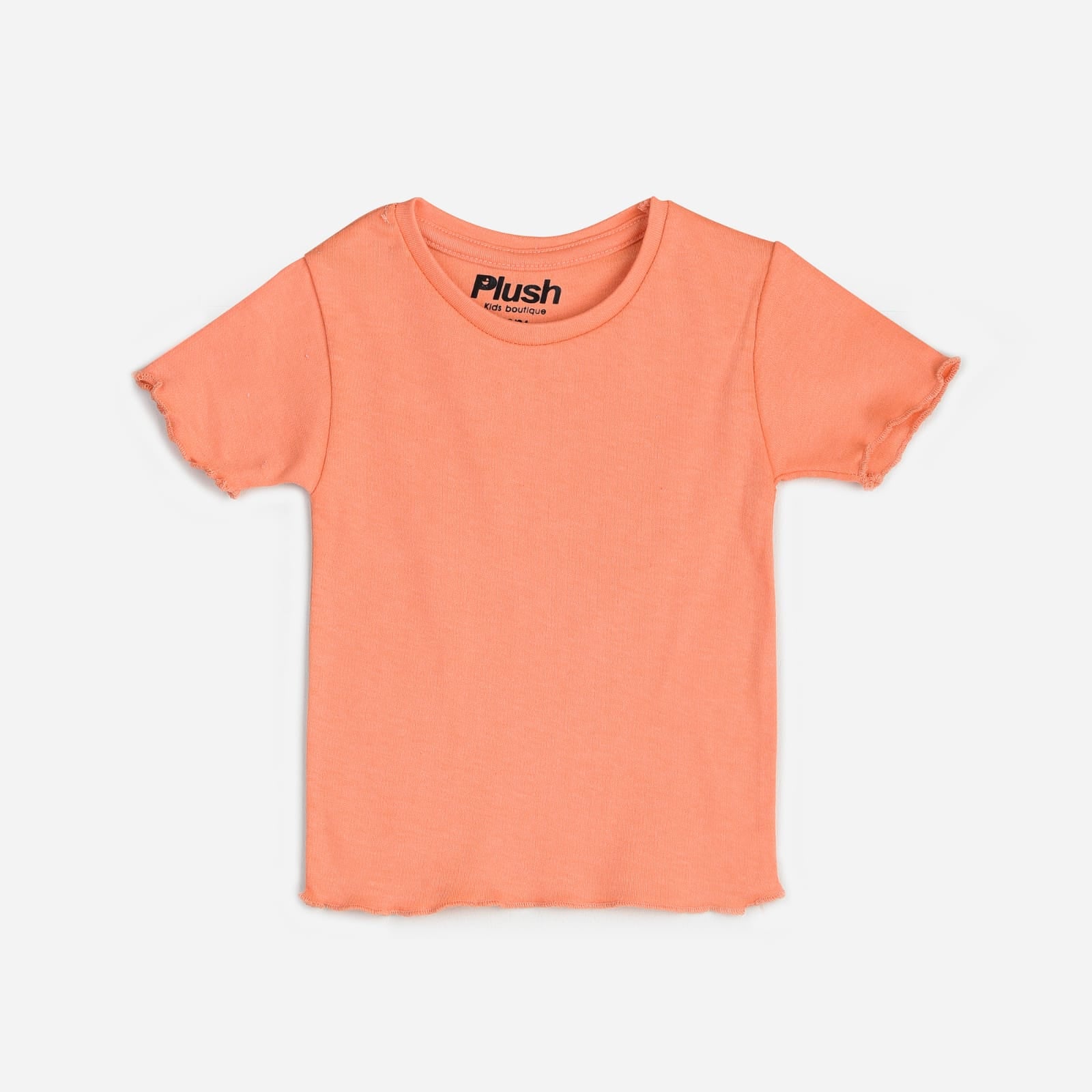 Plush-Premium Girls Casual Wear P/J Set Orange