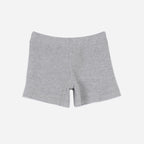 Plush-Waffle Textured Polo Sets-Grey