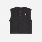 Plush-Waffle Textured Sandos-Charcoal