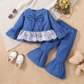 PLUSH-Denim Trouser and Shirt Set