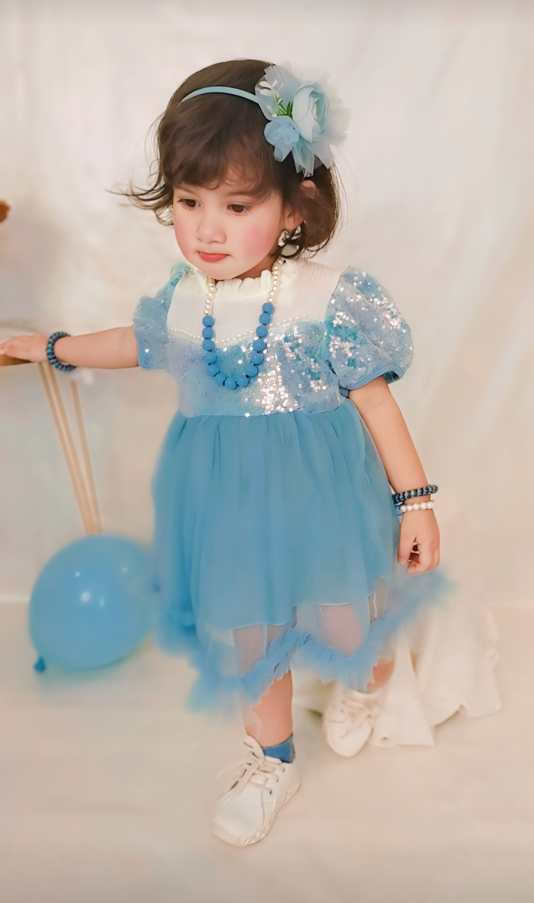 Toddler Girl Cute Princess Fancy Party Dress