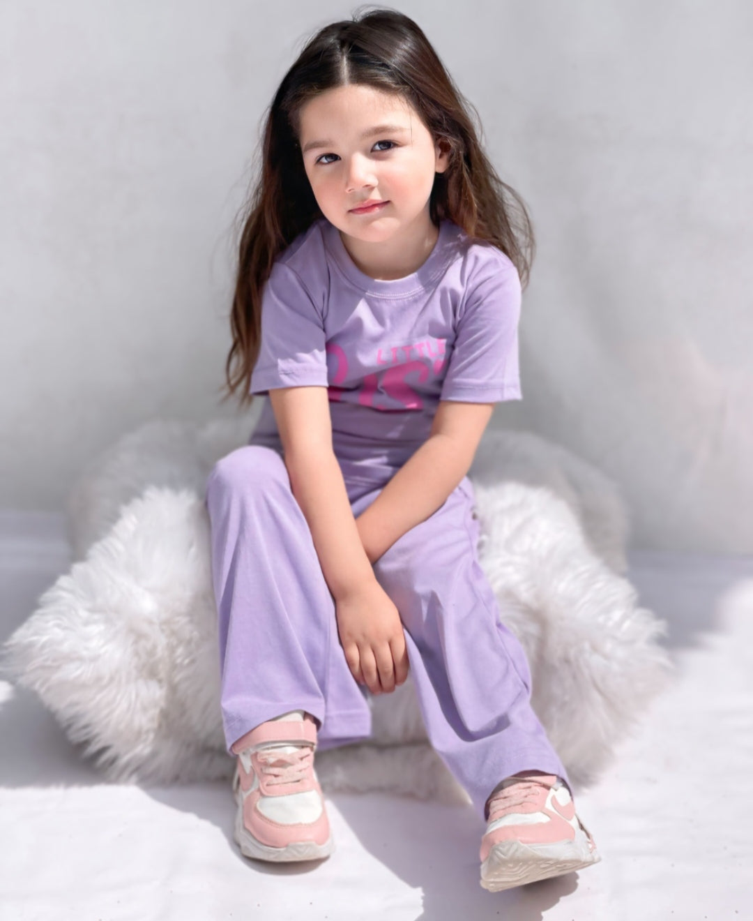 Plush-Nifty Basics - Little Sis in Purple with Flapper Trousers