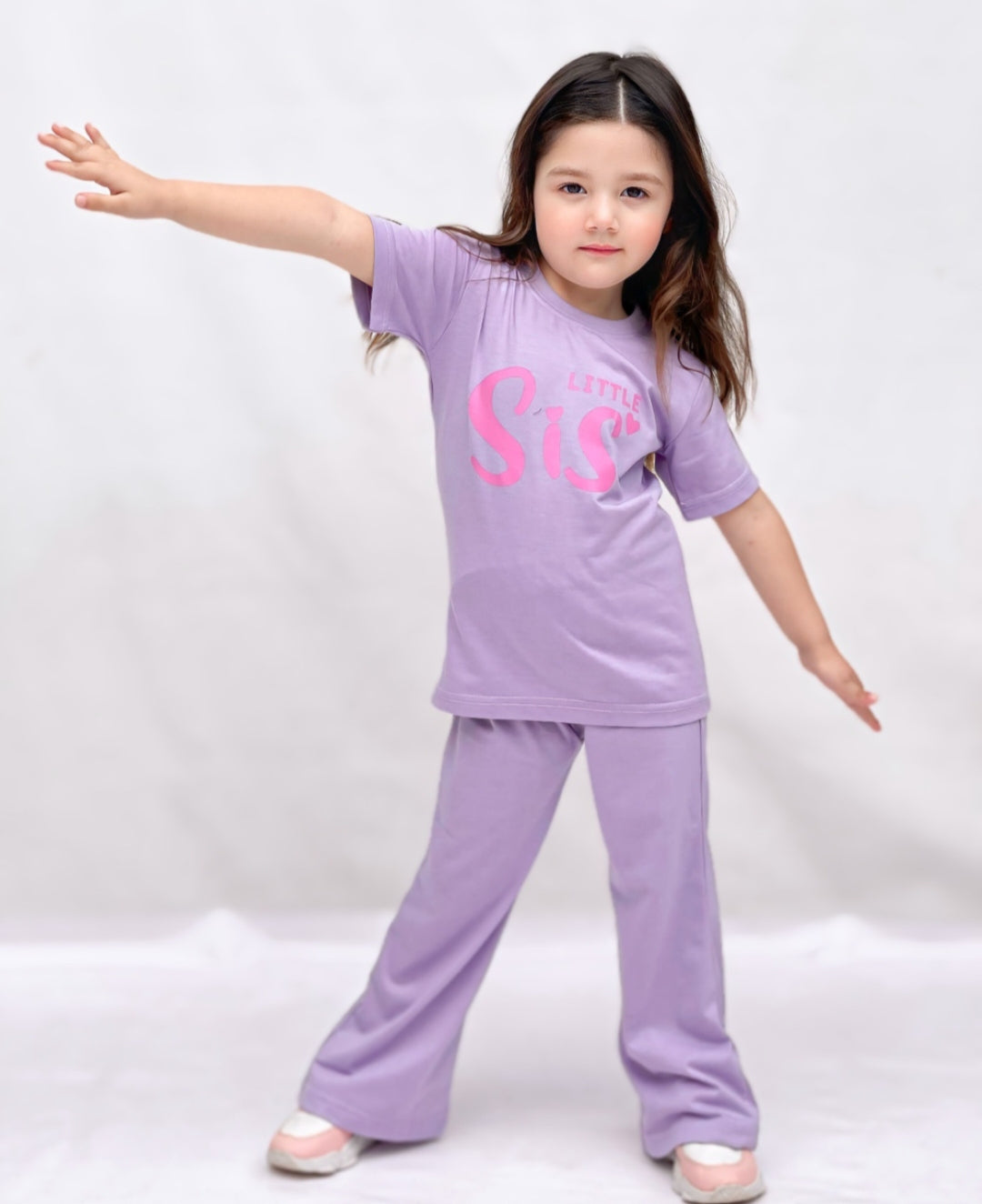 Plush-Nifty Basics - Little Sis in Purple with Flapper Trousers