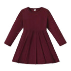 PLUSH-Frock - Deep Maroon