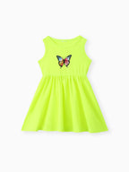 PLUSH-Summer Dress - Butterfly in Yellow
