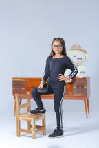 Plush- Girls Relaxed Fit Co-Ord in Black