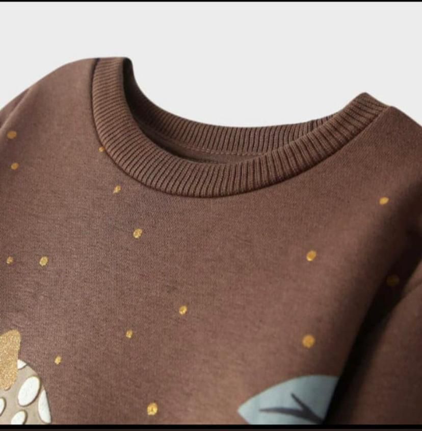 Fleece Shirt - Brown Bambi