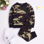 Plush -  Fleece Shirt & Trouser - Camouflage Green